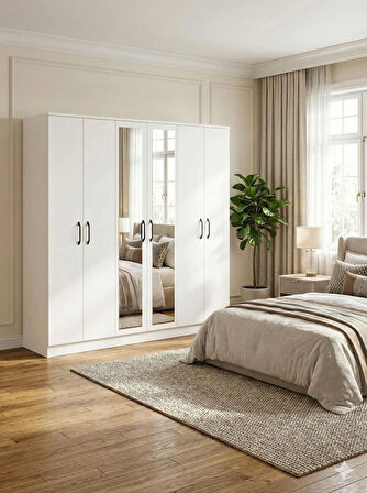 Kuzeylife Modena Aynalı Gardırop