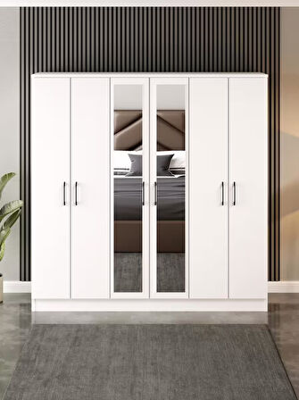 Kuzeylife Modena Aynalı Gardırop