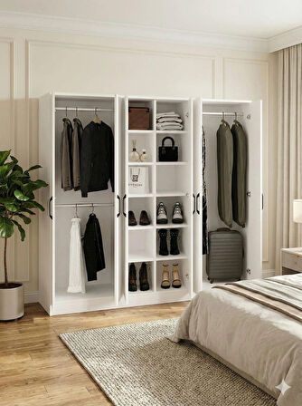 Kuzeylife Modena Aynalı Gardırop