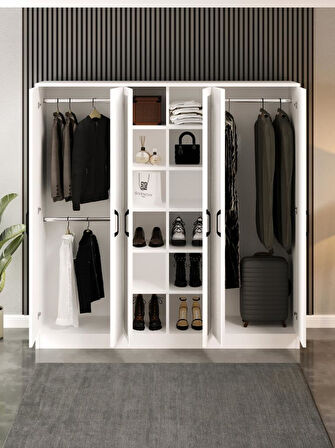 Kuzeylife Modena Aynalı Gardırop