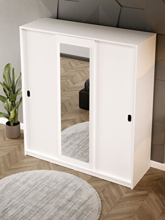 Kuzeylife Serena Aynalı Kayar Kapak Gardırop