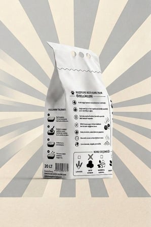 Kuzeylife Bentonit Kedi Kumu Aktif Karbon 20 Lt