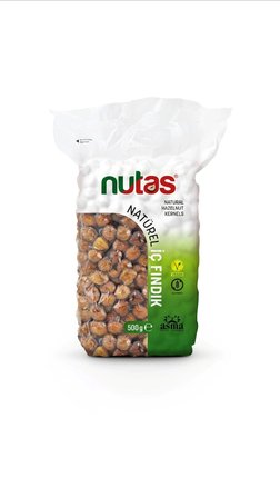 Nutas Natürel İç Fındık – 500g Vakum Paket