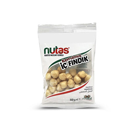Nutas Kavrulmuş İç Fındık 50g Yastık Paket 90'LI