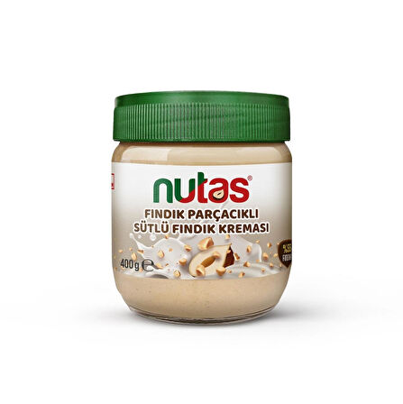 Nutas Fındık Parçacıklı Sütlü Fındık Kreması 400g