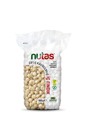 Nutas Çifte Kavrulmuş İç Fındık - 500g Vakum Paket