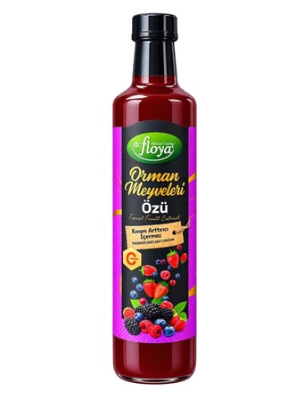 Dr. Floya Meyve Özü 650 gr Tropikal ve Orman Meyveleri 2 li Set