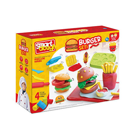 Smart Dough Hamburger Seti Hamur Kutusu  - 200 Gr