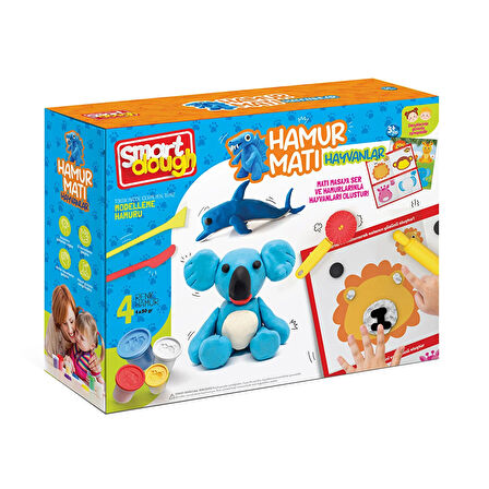 Smart Dough Oyun Hamuru Matı Hayvanlar 2*100