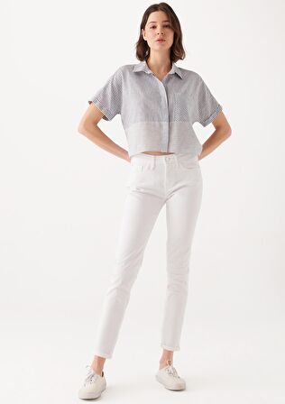 Mavi Ada Beyaz Vintage Jean Pantolon 1020581363