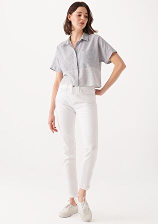 Mavi Ada Beyaz Vintage Jean Pantolon 1020581363