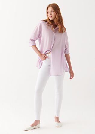 Mavi Tess Beyaz Gold Jean Pantolon 100328-81360