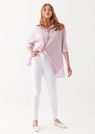 Mavi Tess Beyaz Gold Jean Pantolon 100328-81360