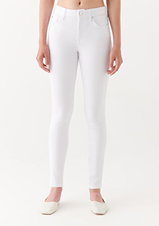 Mavi Tess Beyaz Gold Luxury Jean Pantolon 100328-81360