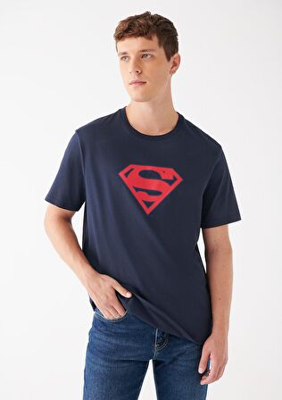 Mavi Superman Baskılı Lacivert Tişört 0610754-70490
