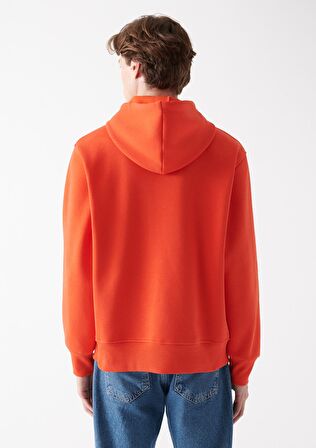 Mavi Kapüşonlu Kırmızı Sweatshirt 065809-70481