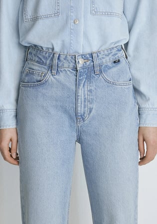 Victoria Real Blue Gölgeli Açık Mavi Jean Pantolon 101072-34111
