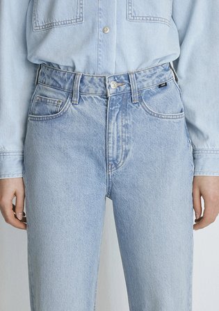 Victoria Real Blue Gölgeli Açık Mavi Jean Pantolon 101072-34111
