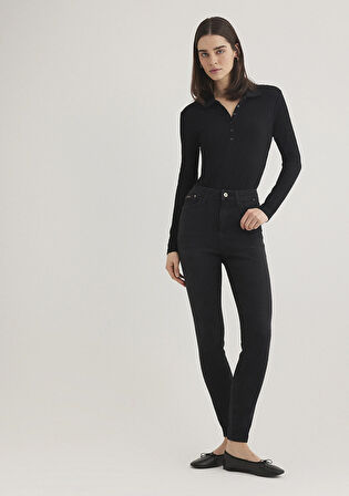 Serenay Gold Premium Antrasit Smoke Jean Pantolon 100980-82211