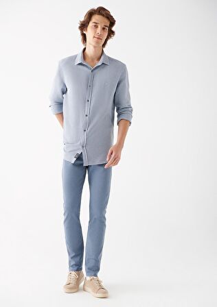 Jake Mavi Gri Gabardin Pantolon 0042282443