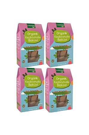 Kids Organik Keçiboynuzlu Bisküvi 4 X 55 Gr