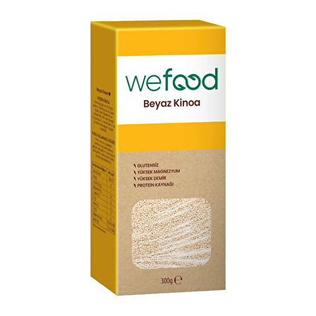 Wefood Beyaz Kinoa 300 gr 2'li