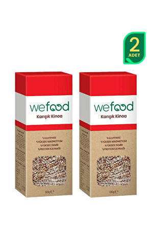 Wefood Karışık Kinoa 300 gr 2'li