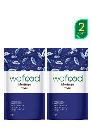Wefood Moringa Tozu 100 gr 2'li