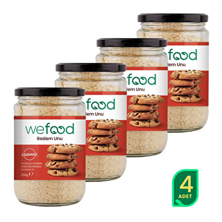 Wefood Badem Unu 250 gr 4'lü