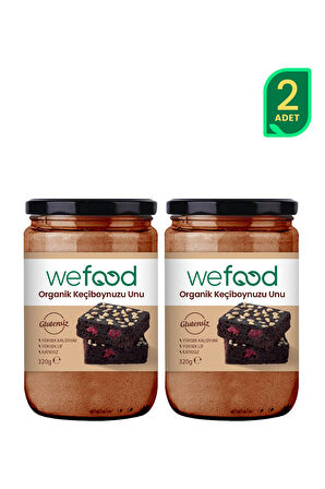 Wefood Organik Glutensiz Keçiboynuzu Unu 250 gr 4'lü