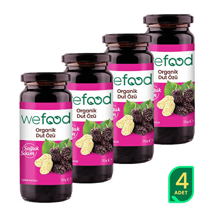 Wefood Organik Dut Özü 315 gr 4'lü