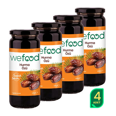 Wefood Hurma Özü 640 gr (Soğuk Sıkım) 4'lü
