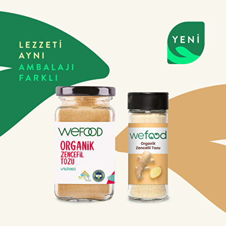 Wefood Organik Zencefil Tozu 45 gr 4'lü