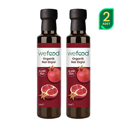 Wefood Organik Nar Ekşisi 350 gr  2'li