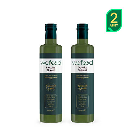 Wefood Detoks Sirkesi 250 ml 2'li
