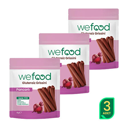 Wefood Glutensiz Grissini Pancarlı 40 g 3'lü