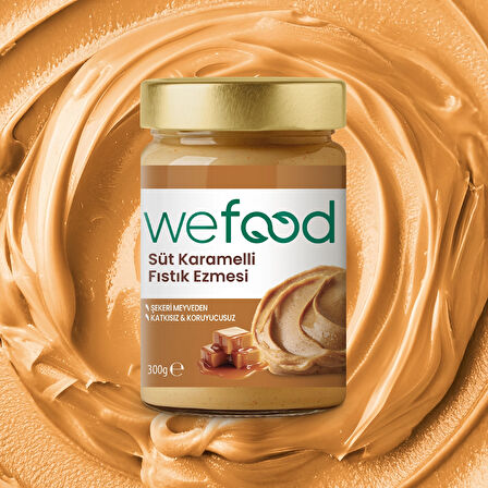 Wefood Süt Karamelli Fıstık Ezmesi 300 gr