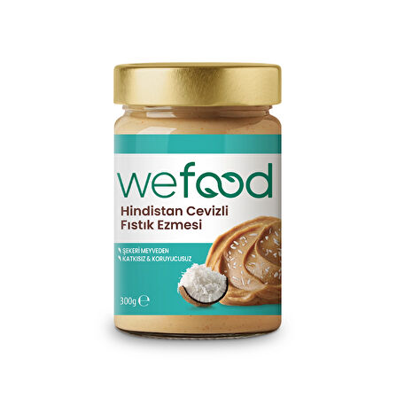 Wefood Hindistan Cevizli Fıstık Ezmesi 300 gr