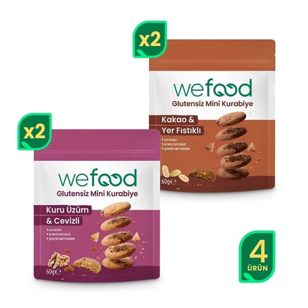 Wefood Glutensiz Mini Kurabiye Deneme Paketi
