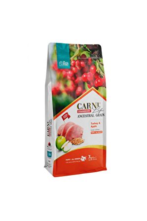 Carni Dog Puppy Hindi/Elmalı Köpek Maması 7 KG