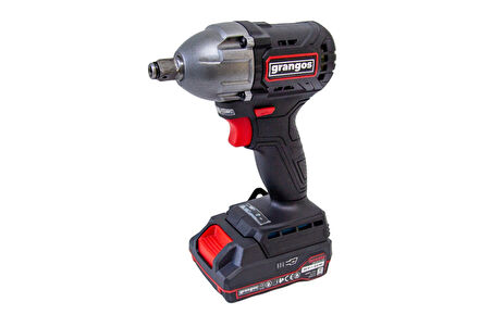 Grangos GCW20-T2 20V 2 Ah Çift Akülü Somun Sıkma Sökme 1/2’’ 360 Nm