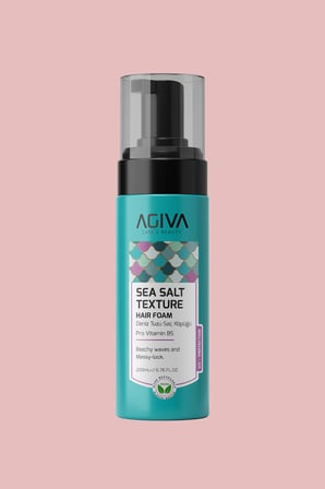 Agiva Deniz Tuzu Saç Köpüğü –Dolgun ve Parlak Görünen Saçlar 250 ml