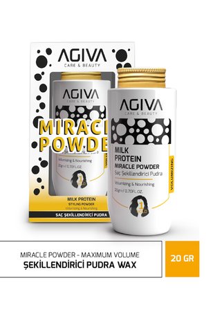 Agiva Beauty Care Milk Protein Saç Şekillendirici Pudra Wax 20 gr