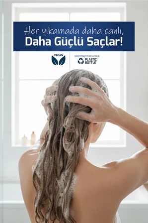 8d Hyaluron Kuru ve Kırılgan Saçlar İçin Nemlendirici Saç Bakım Şampuanı-Vegan