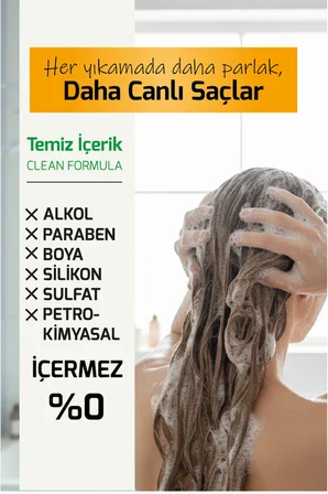 Milk Protein Kuru ve Yıpranmış Saçlar İçin Amino Complex İçeren Saç Bakım Şampuanı 500ML