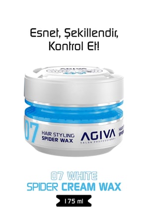 Agiva White Yüksek Tutuş ve Parlak Görünüm Sağlayan Wax - 175ML