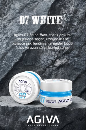 Agiva White Yüksek Tutuş ve Parlak Görünüm Sağlayan Wax - 175ML