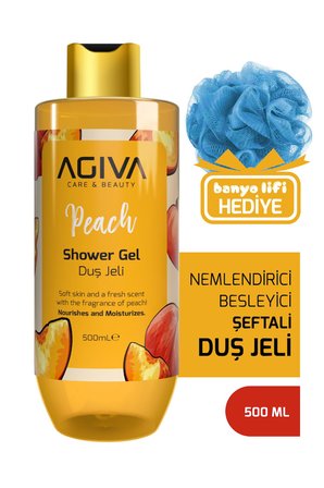 Şeftali Agiva Care & Beauty Besleyici ve Nemlendirici Duş Jeli 500 ml