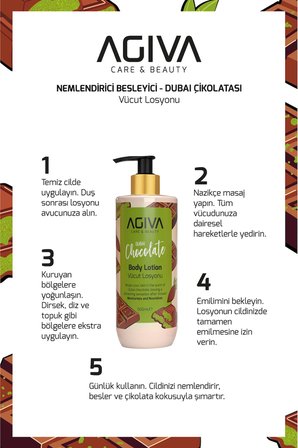 Dubai Çikolatası Yoğun Nemlendirici ve Besleyici Anti Alerjik Vücut Losyonu 500 ml