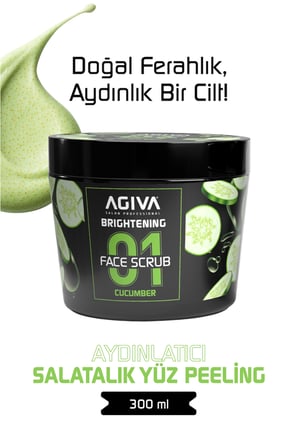 Agiva Beyazlatıcı Salatalık Özlü Yüz Peeling 300 Ml